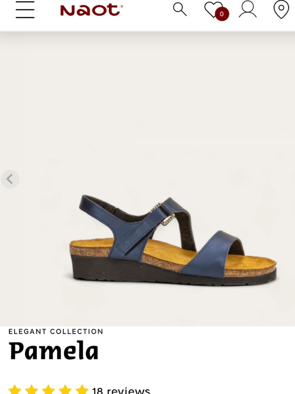 LIKE NEW, NAOT sandals, size 41 (9 1/2-10)